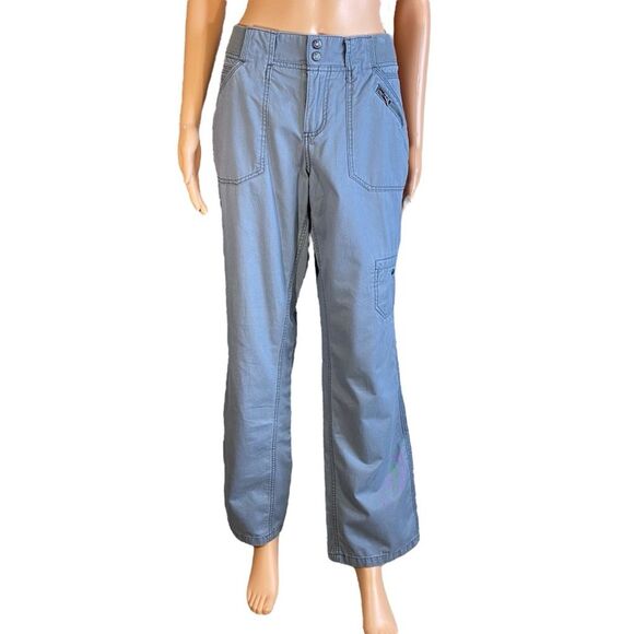 Sonoma Gray Cargo Pants Womens Size 8 Casual Loose Fit - Picture 1 of 6